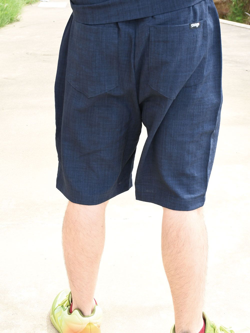 rg poly chambray easy shorts