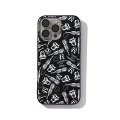 TEMPERED GLASS iPhone CASE / 超総柄