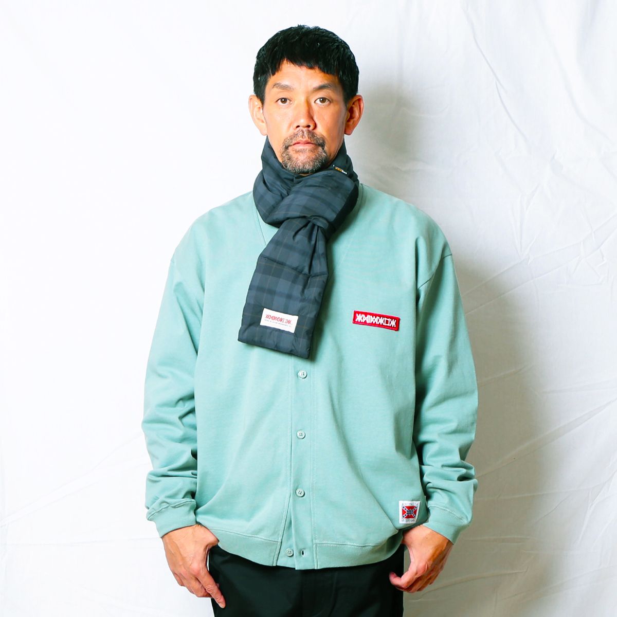 Sweat Cardigan -LOGO