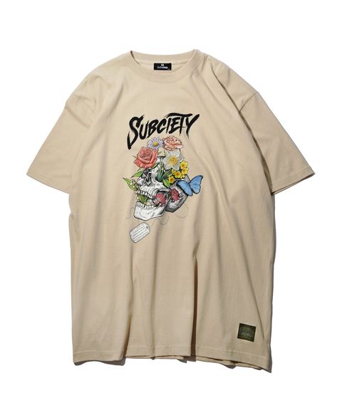 SKULL FLOWER-TEE