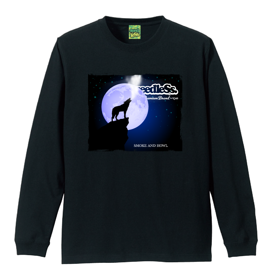 sd WOLF SMOKE & HOWL LS tee
