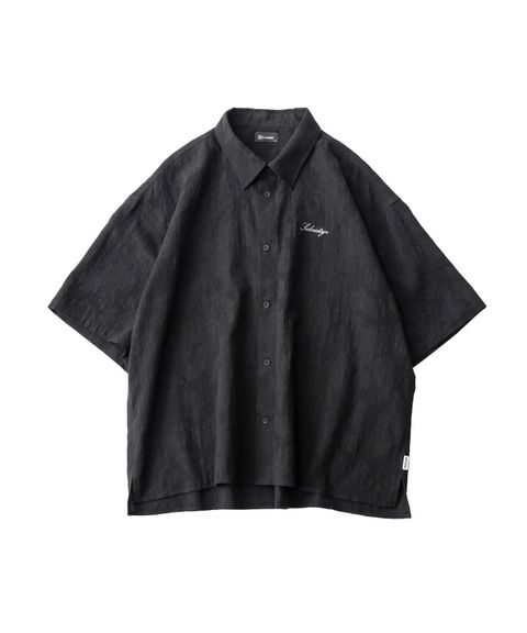 Flower jacquard shirt