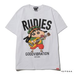 RUDIE'SxCRAYON SHINCHAN DREADROCK TEE