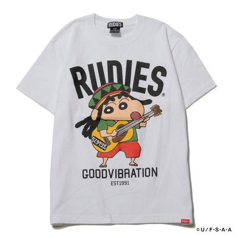 RUDIE'SxCRAYON SHINCHAN DREADROCK TEE