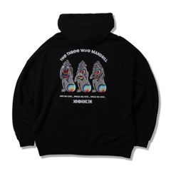 BIG SILHOUETTE P/O HOODIE - THE THREE WISE MANDRILL