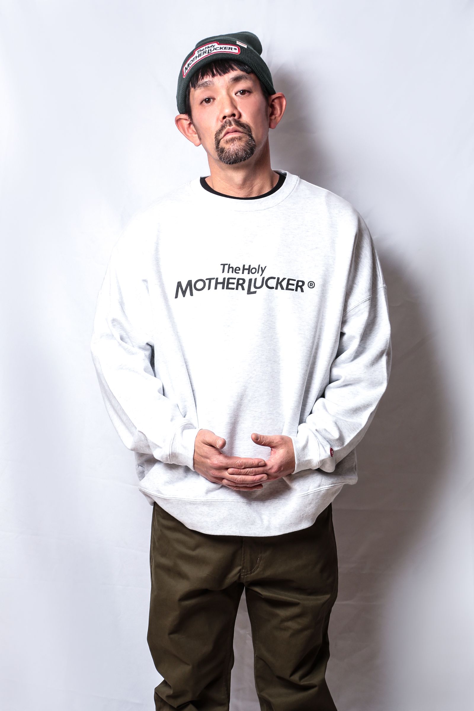 BIG SILHOUETTE CREW NECK SWEAT - HOLY MOTHER LUCKER