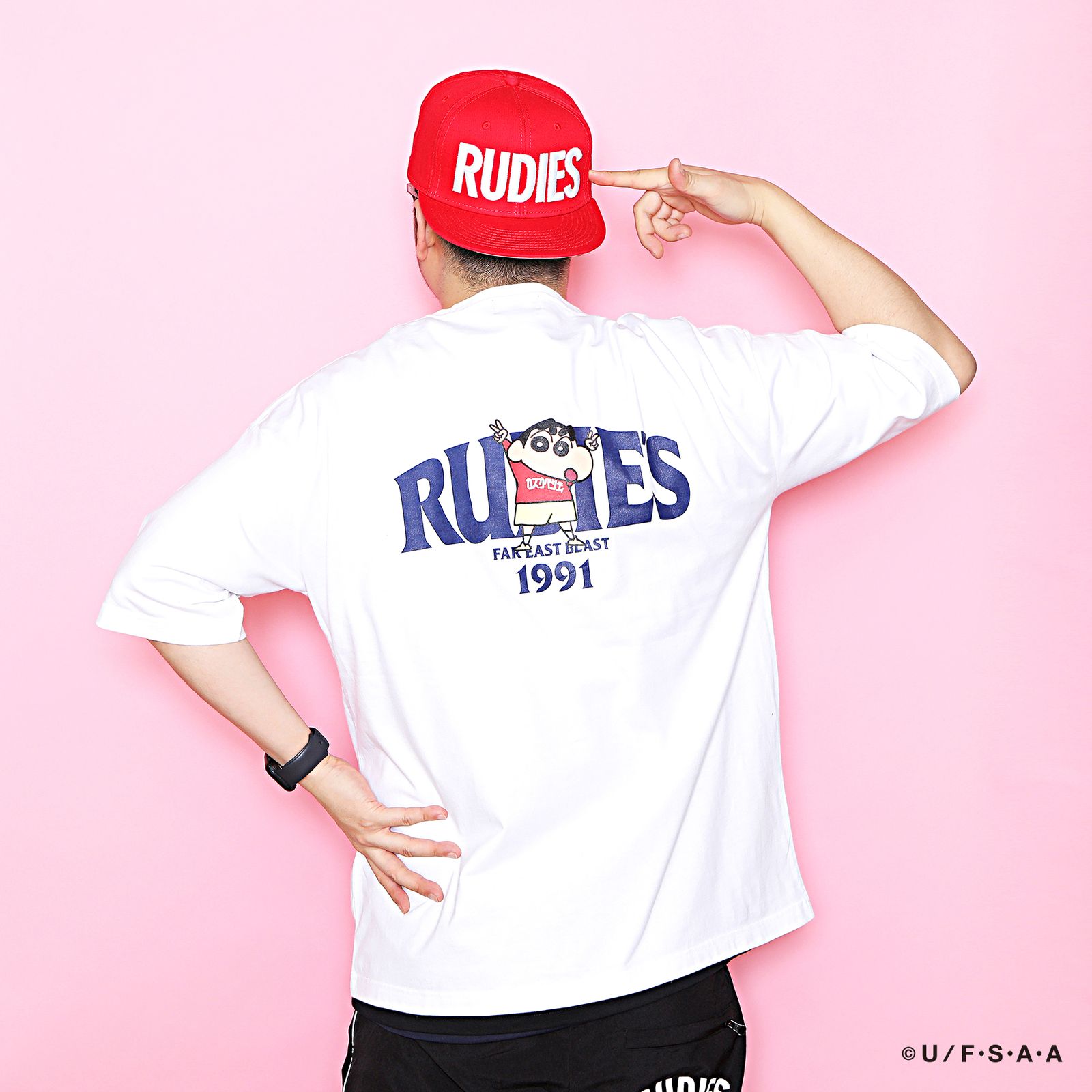 RUDIE'S x CRAYON SHINCHAN PEACE PKT-T