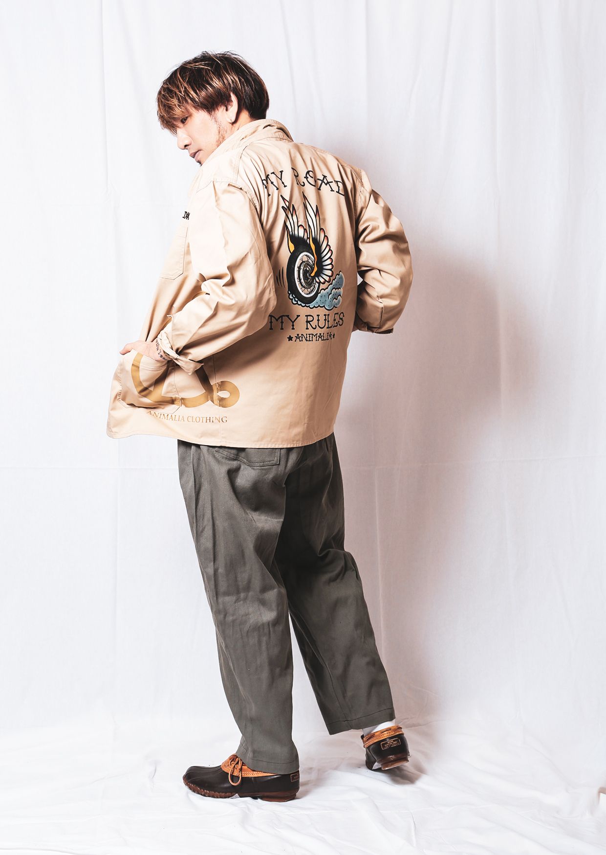 OVERALLS - Leather Patch