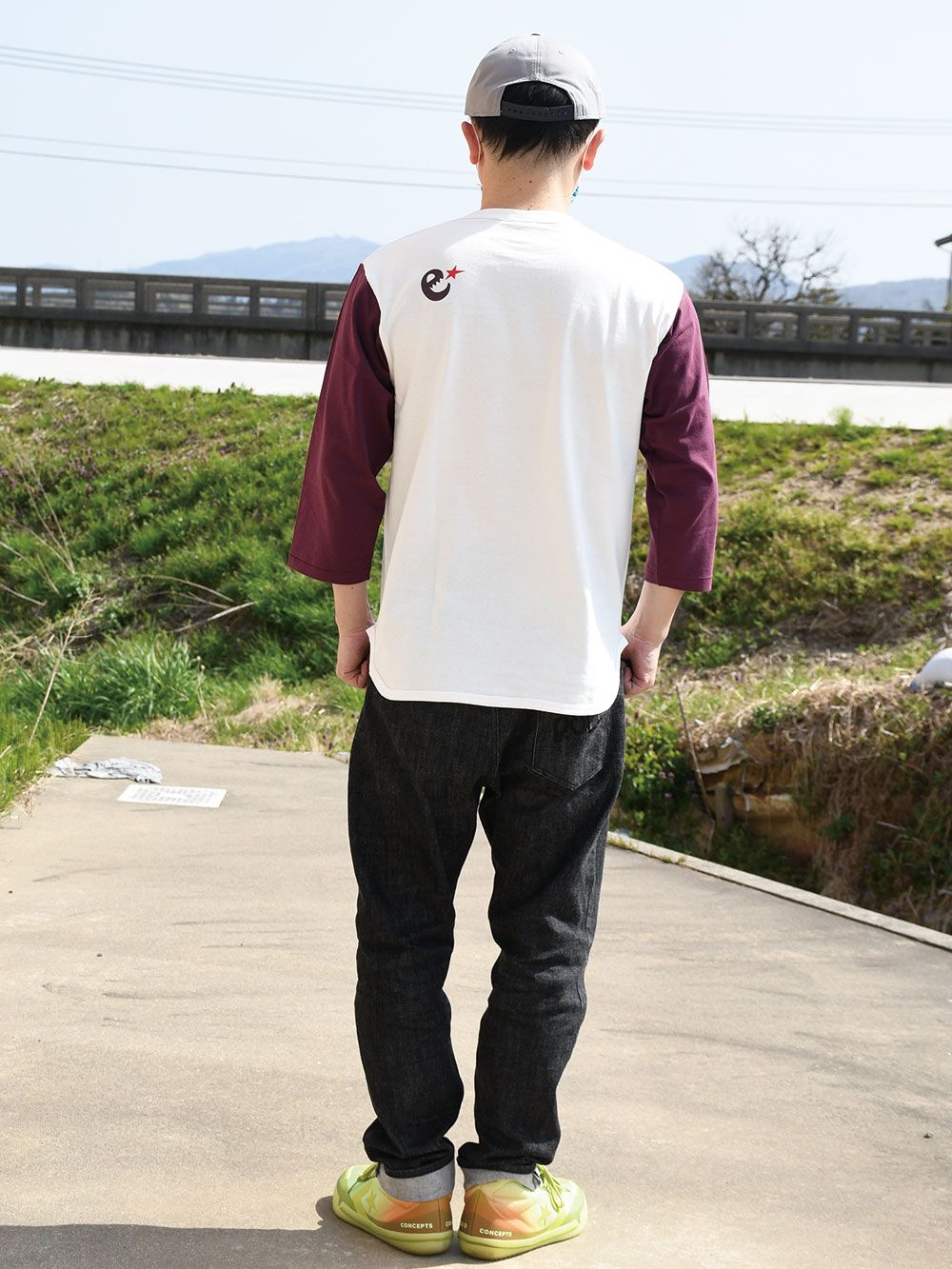 rg BB 7分袖 LS tee