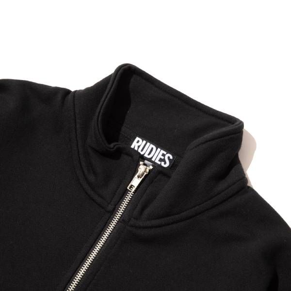 ANARCHISM -STAND COLLAR ZIP SWEAT
