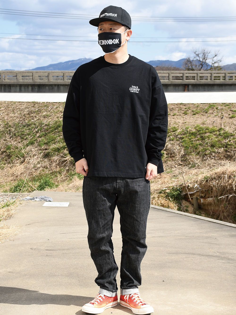 CREEPY BIG L/S T