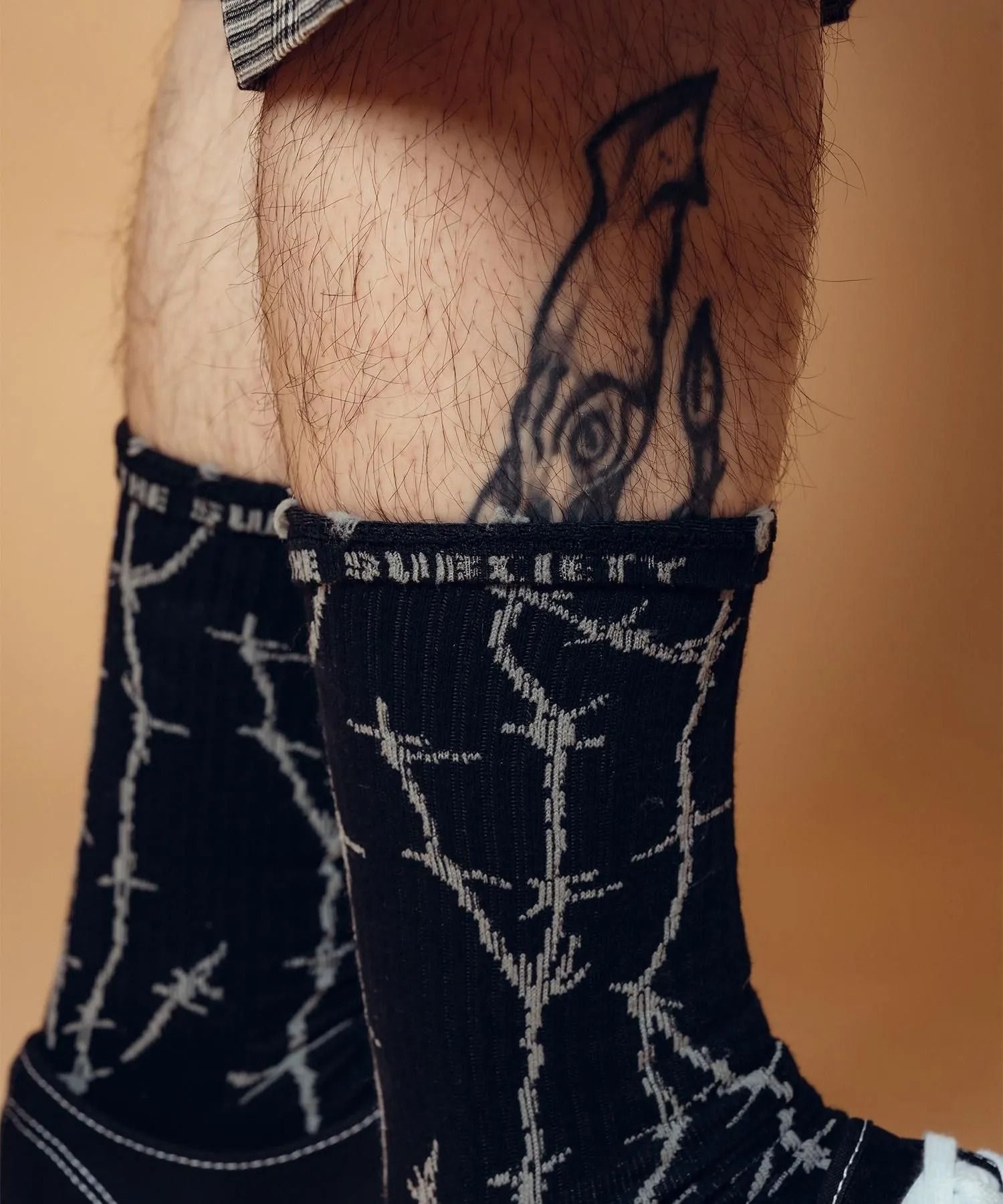 Barbed wire socks