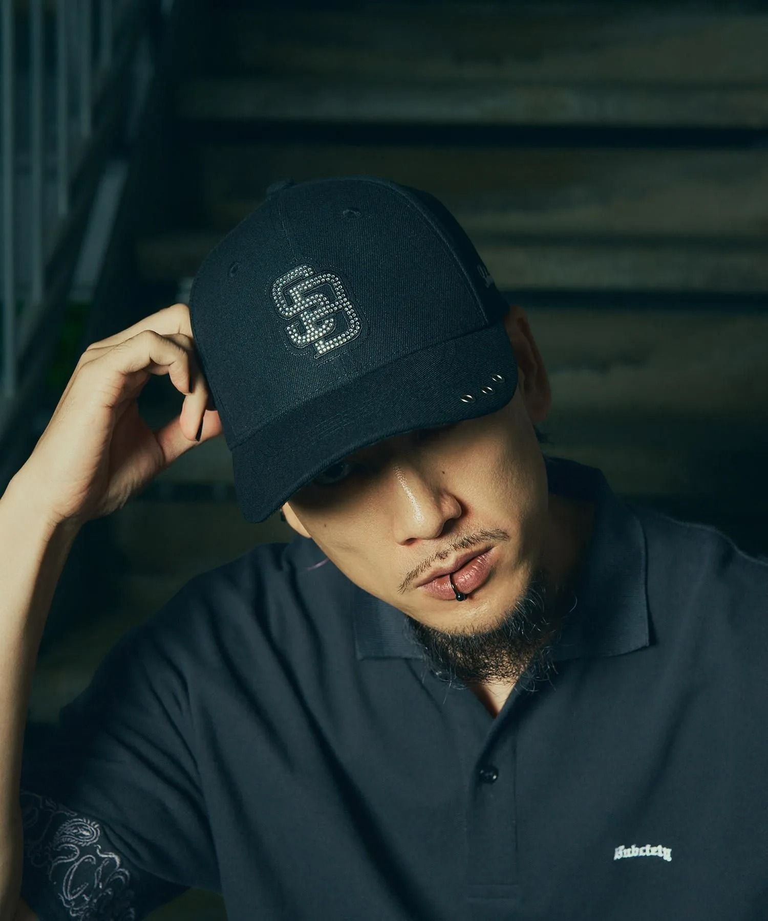 Rhinestone cap