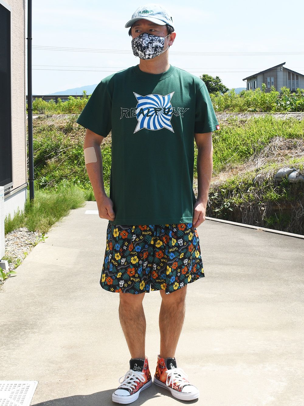 ［PDSxREALHEAD］ REALPUNKライダースTEE