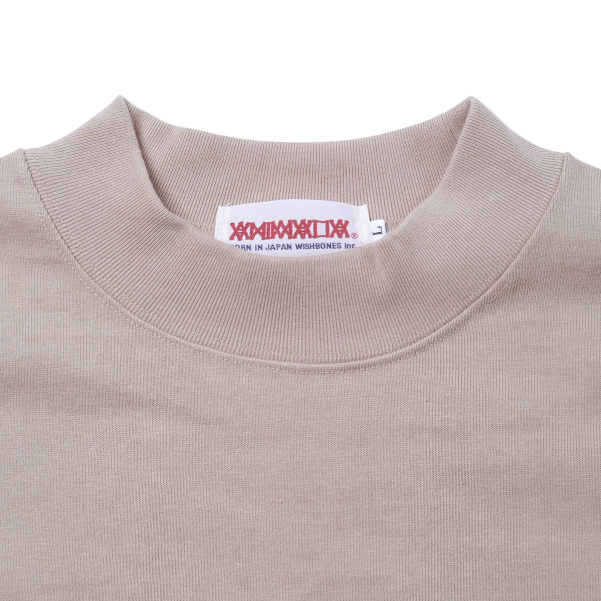 MOCK-NECK Heavy Oz. L/S - Leather Patch