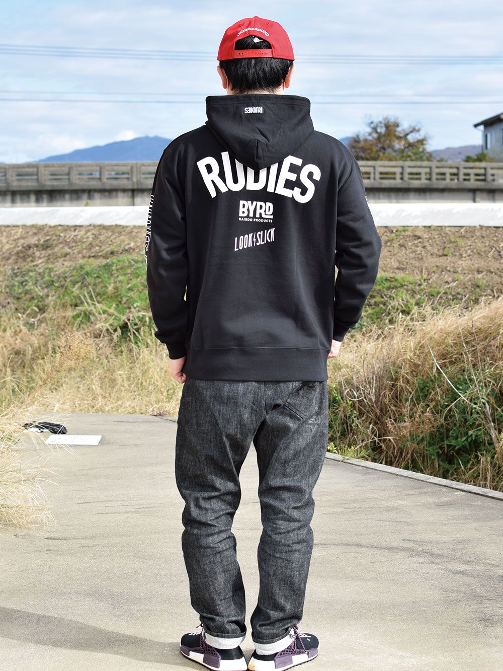 RUDIE'S x BYRD / LOOK SLICK HOOD SWEAT <MICKEY MOUSE>