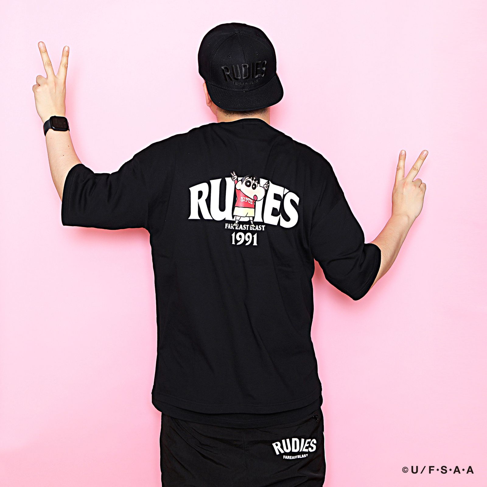 RUDIE'S x CRAYON SHINCHAN PEACE PKT-T