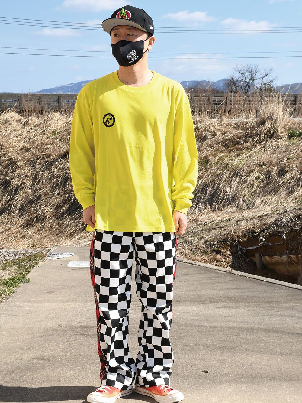 BURNED LOGO LONG-SLEEVE