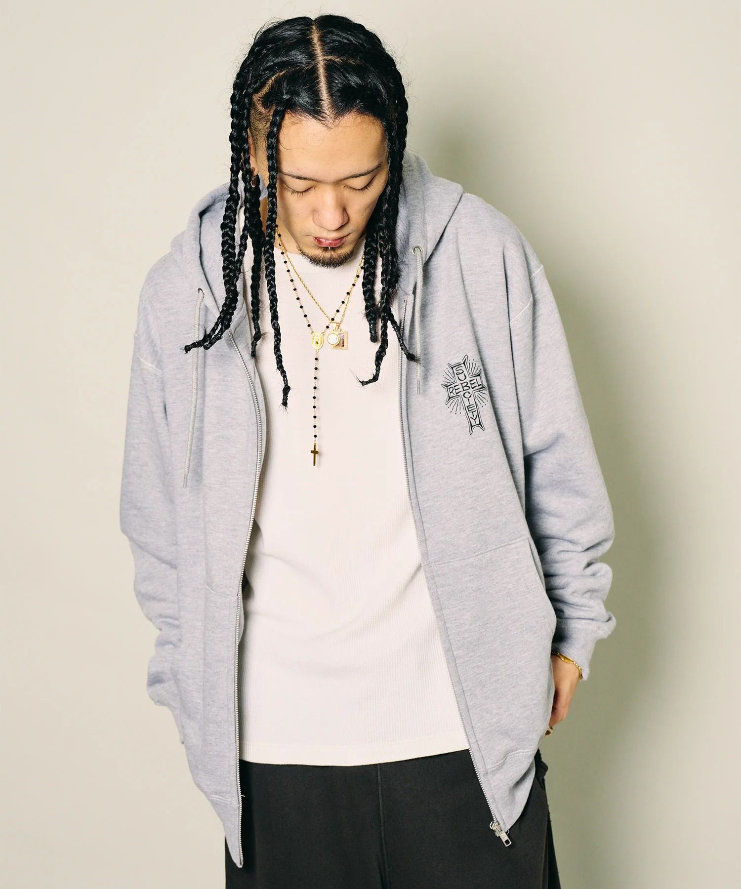 Rebel zip hoodie