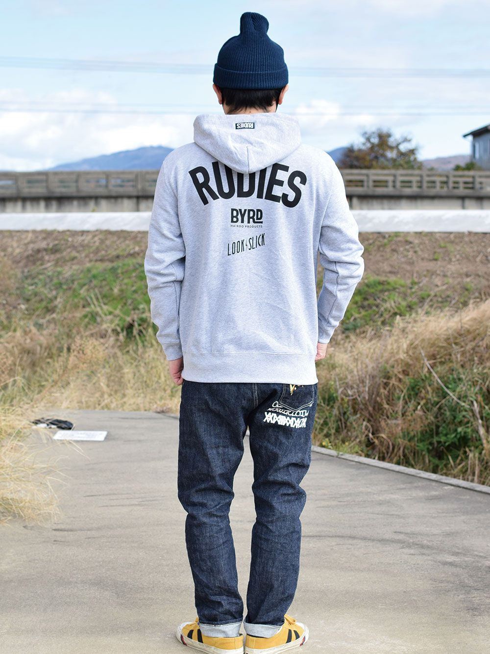 RUDIE'S x BYRD / LOOK SLICK HOOD SWEAT <MICKEY MOUSE>