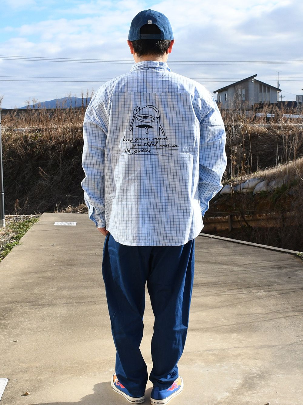 YOUTHFUL SECT PLAID CHECK-SHIRTS