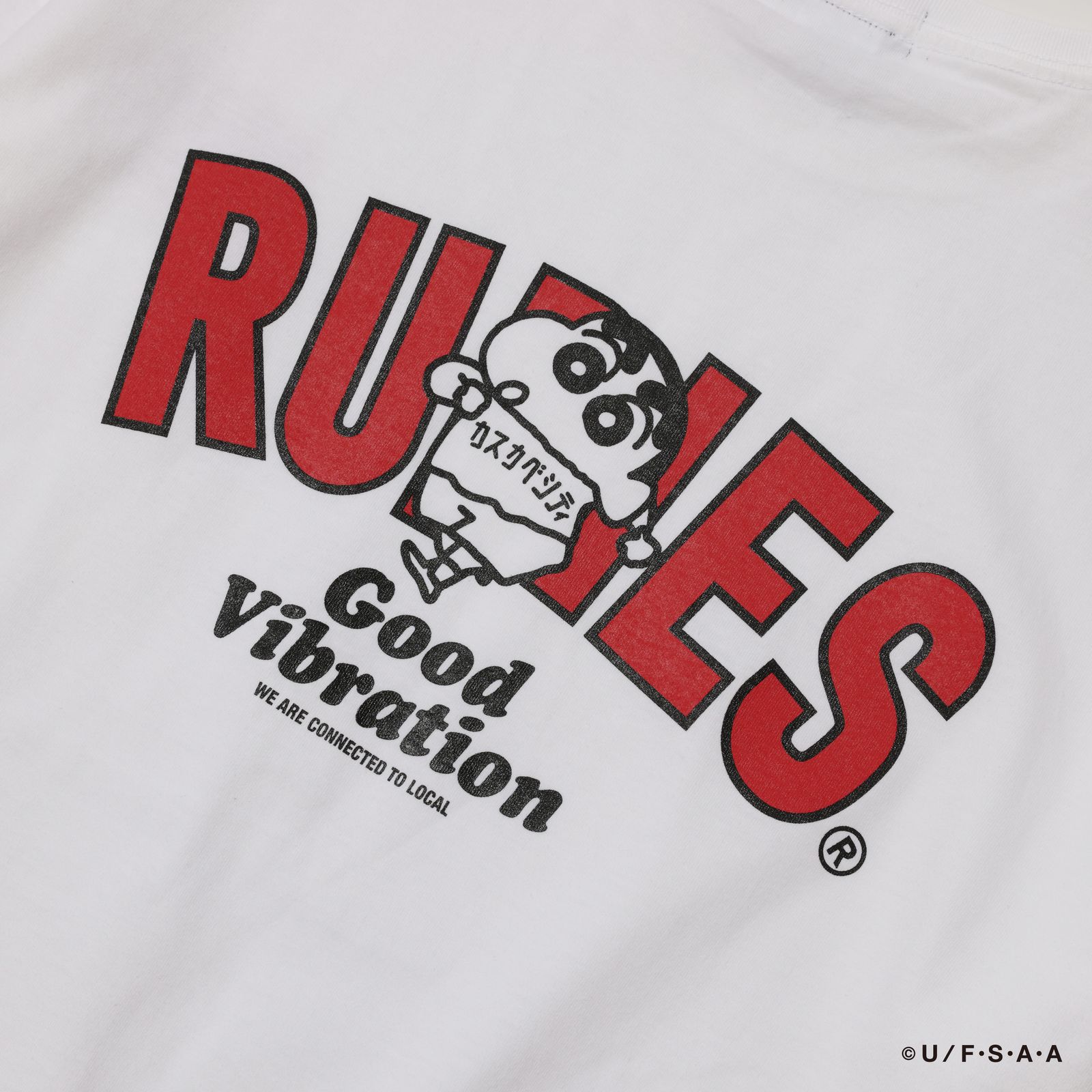 RUDIE'SxCRAYON SHINCHAN MOSH BIGSILHOUETTE PKTTEE