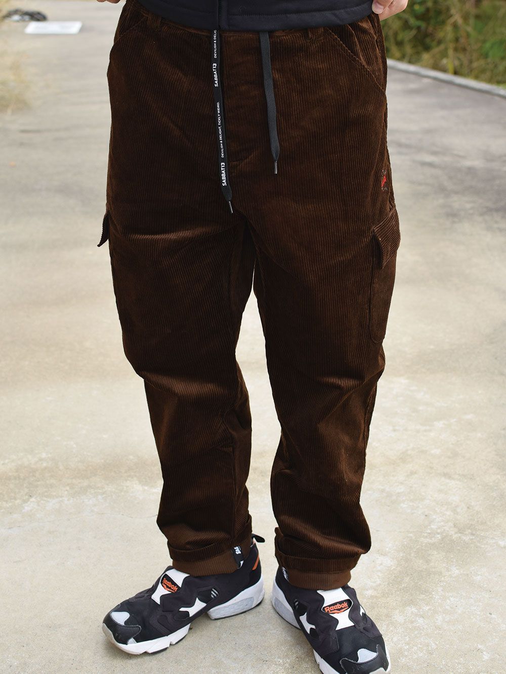 GHOST CORDUROY CARGO-PANTS