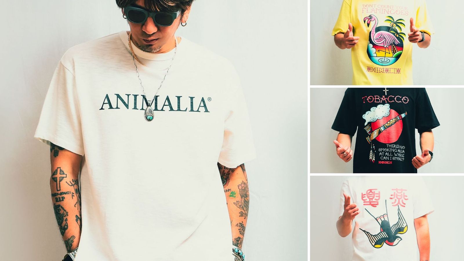 animalia t コレクション シャツ