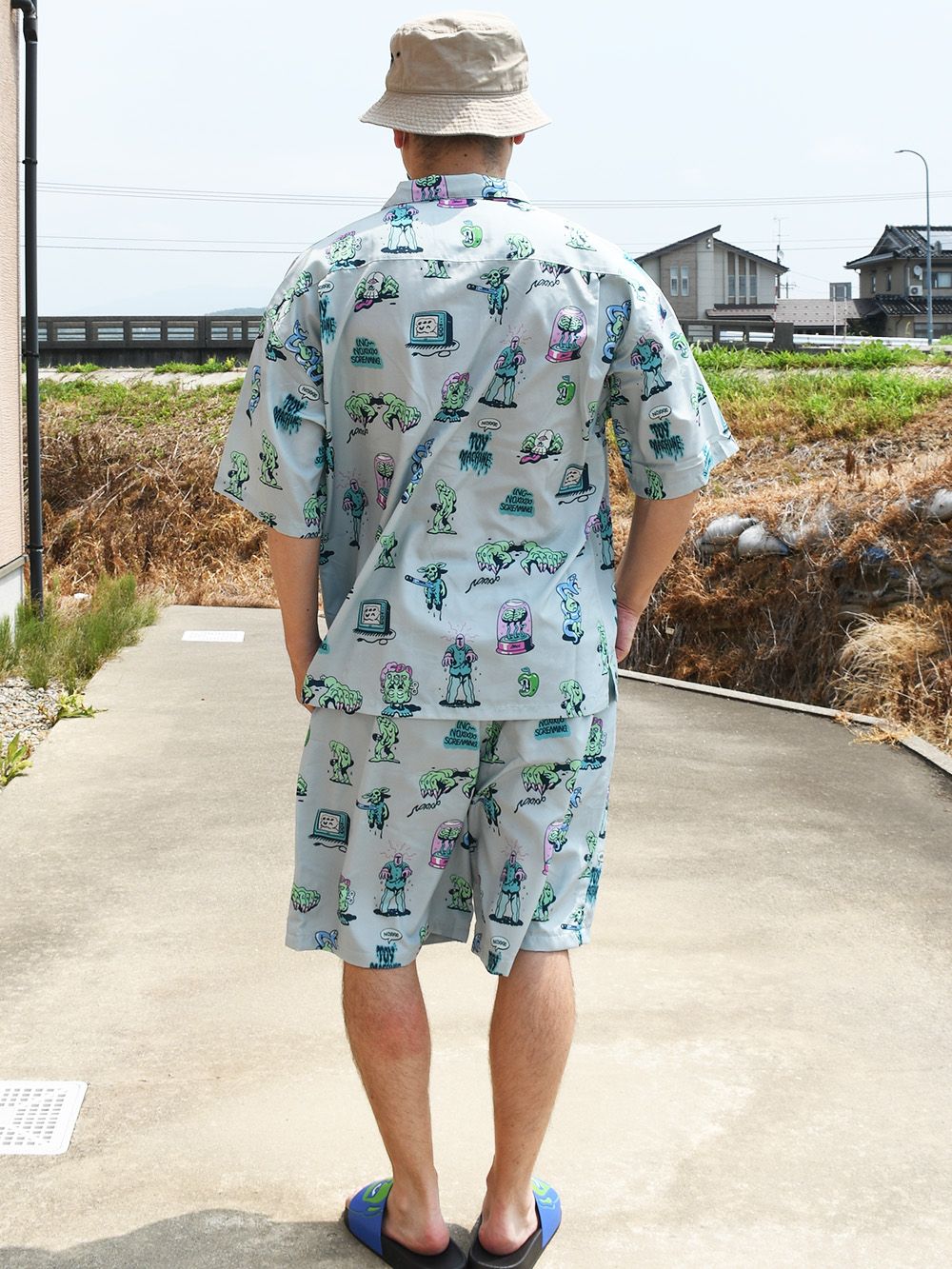 YOZI TOYMACHINE DRY PRINT-SHORTS
