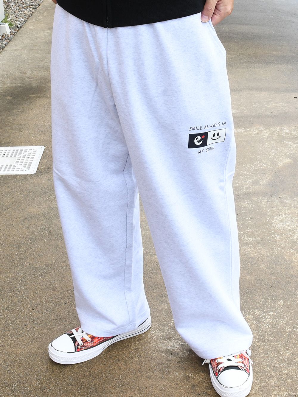 rg SMILE ALWAYS sweat pants 10oz 裏パイル