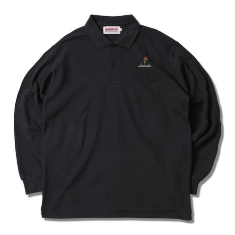 L/S POLO SHIRTS - ROSE -