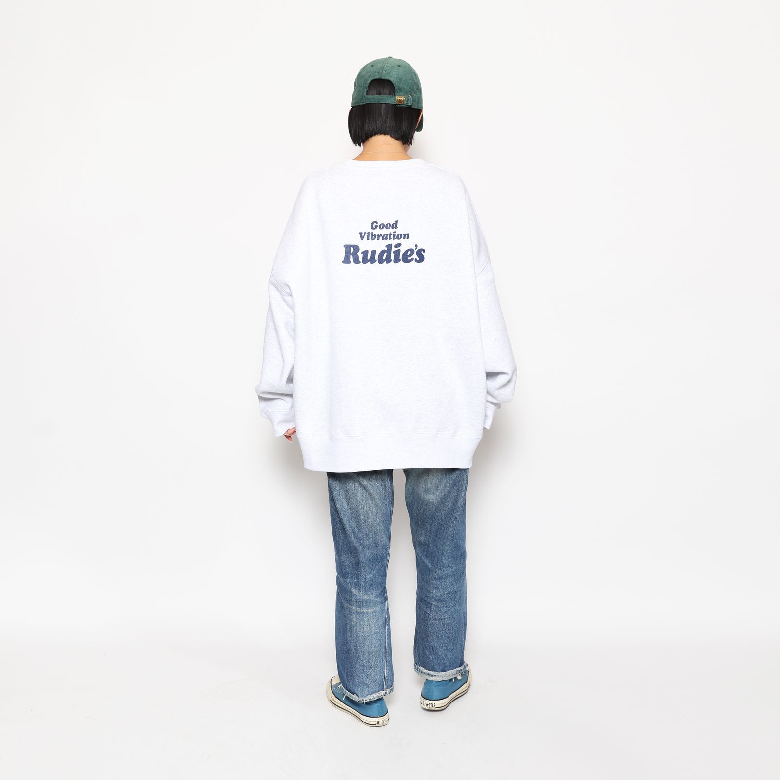 CURVY BIGSILHOUETTE CREW-SWEAT