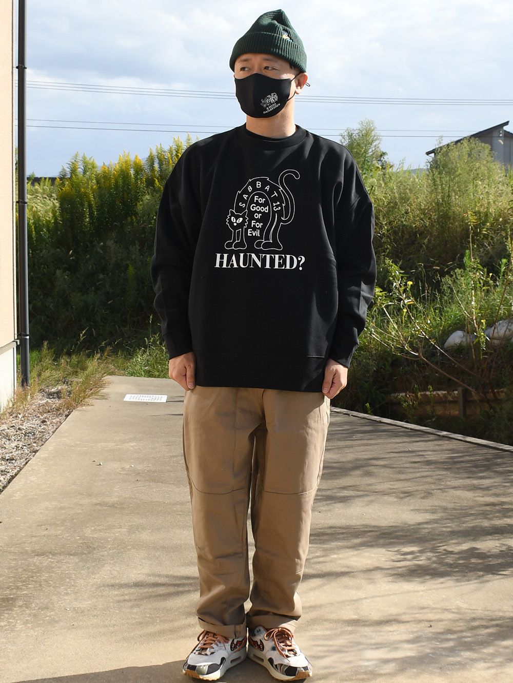 BLACK CAT BIG-SWEAT
