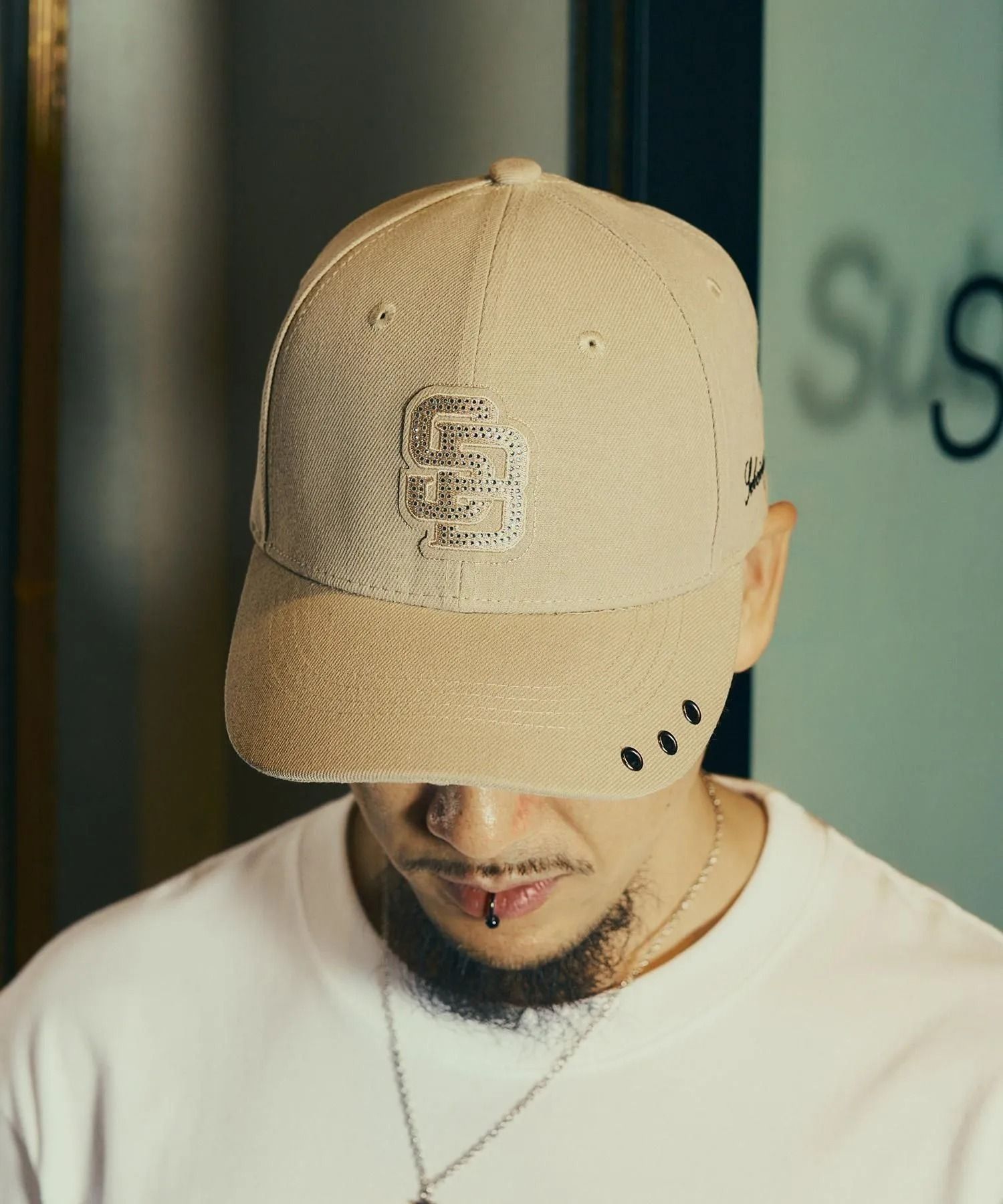 Rhinestone cap
