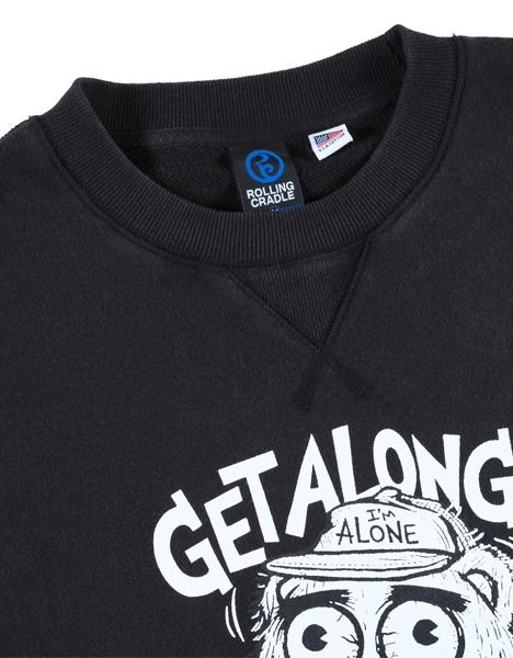 CREAM NERVOUS CREW-NECK