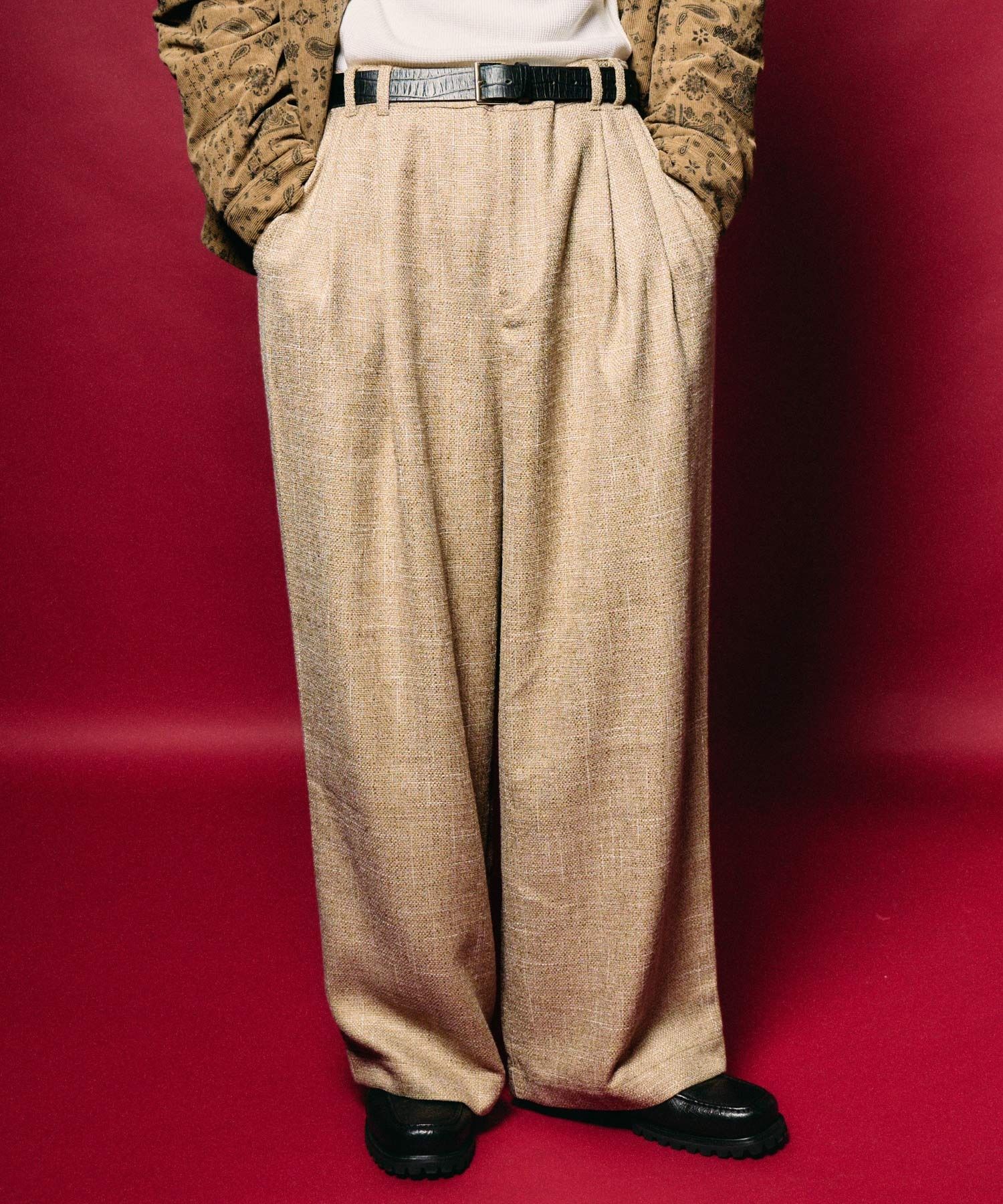 Tweed slacks