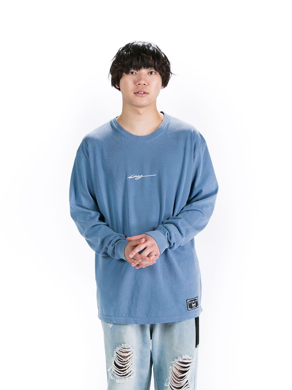One stroke owl Longsleeve T-shirt