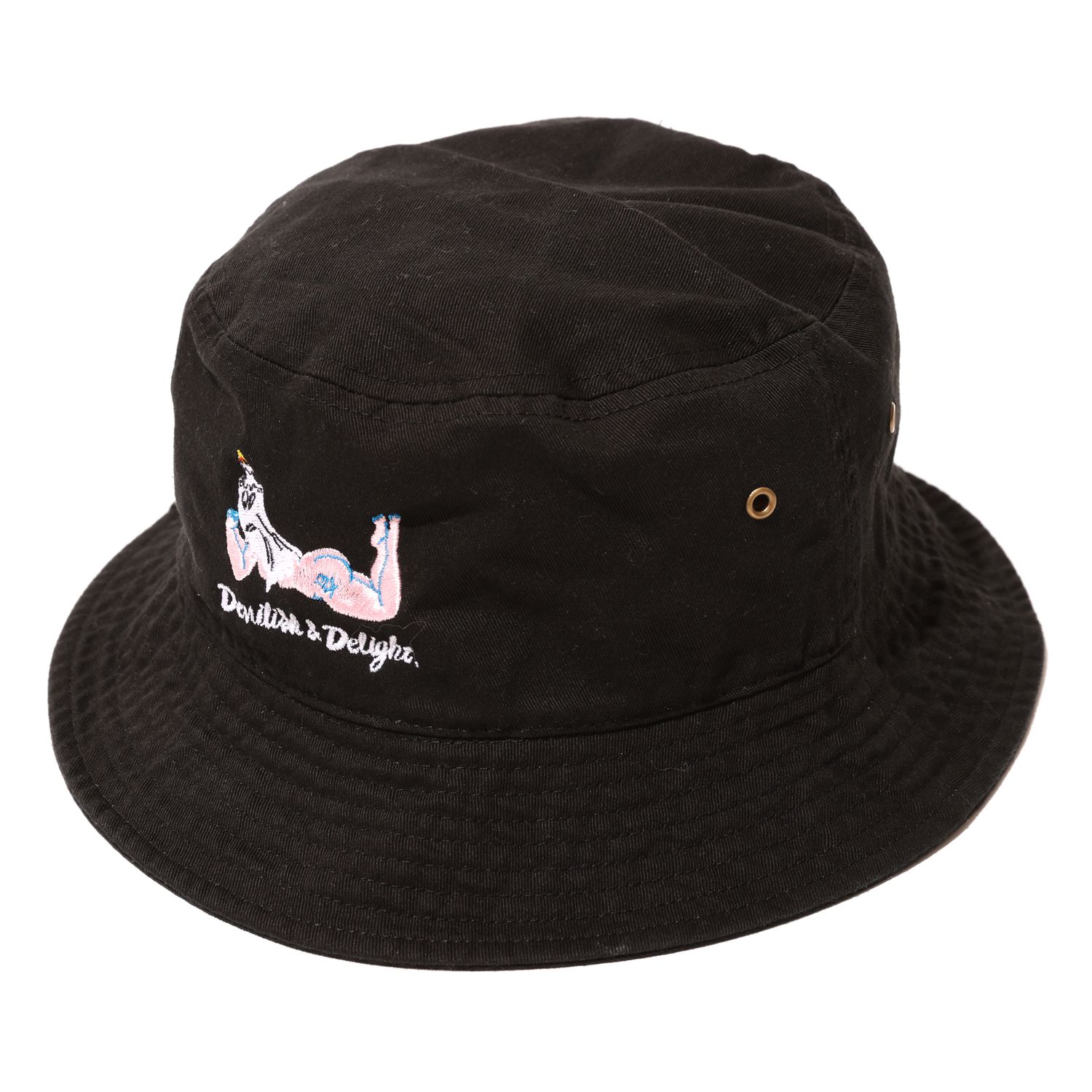SPOOKY GIRL BUCKET-HAT