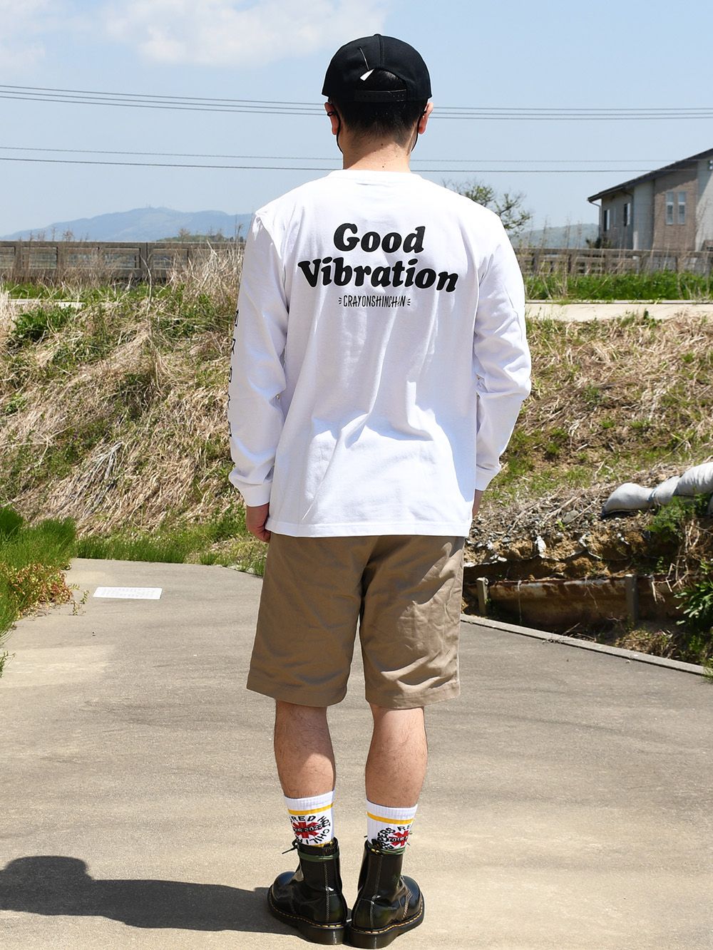 RUDIE'S×CRAYON SHINCHAN GOOD MUSIC LS TEE