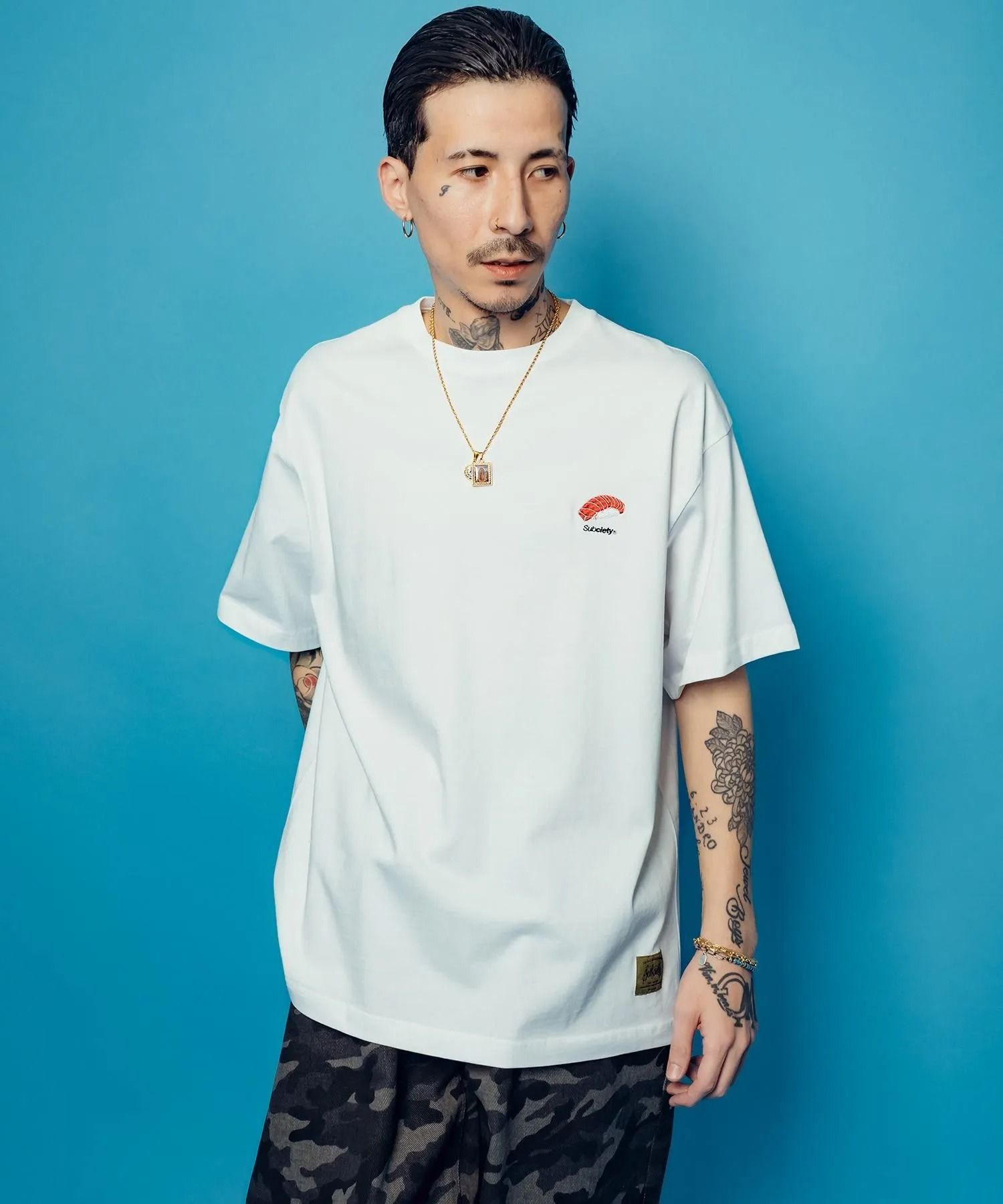 Embroidery sushi tee