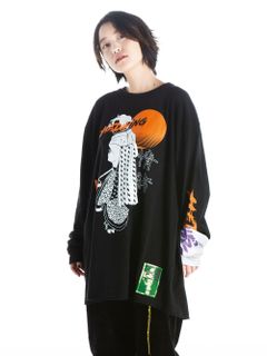 "JYOCHO"Crosscut Longsleeve T-shirt