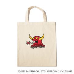 MARKED MONSTER KITTY RIBBON TOTE-BAG