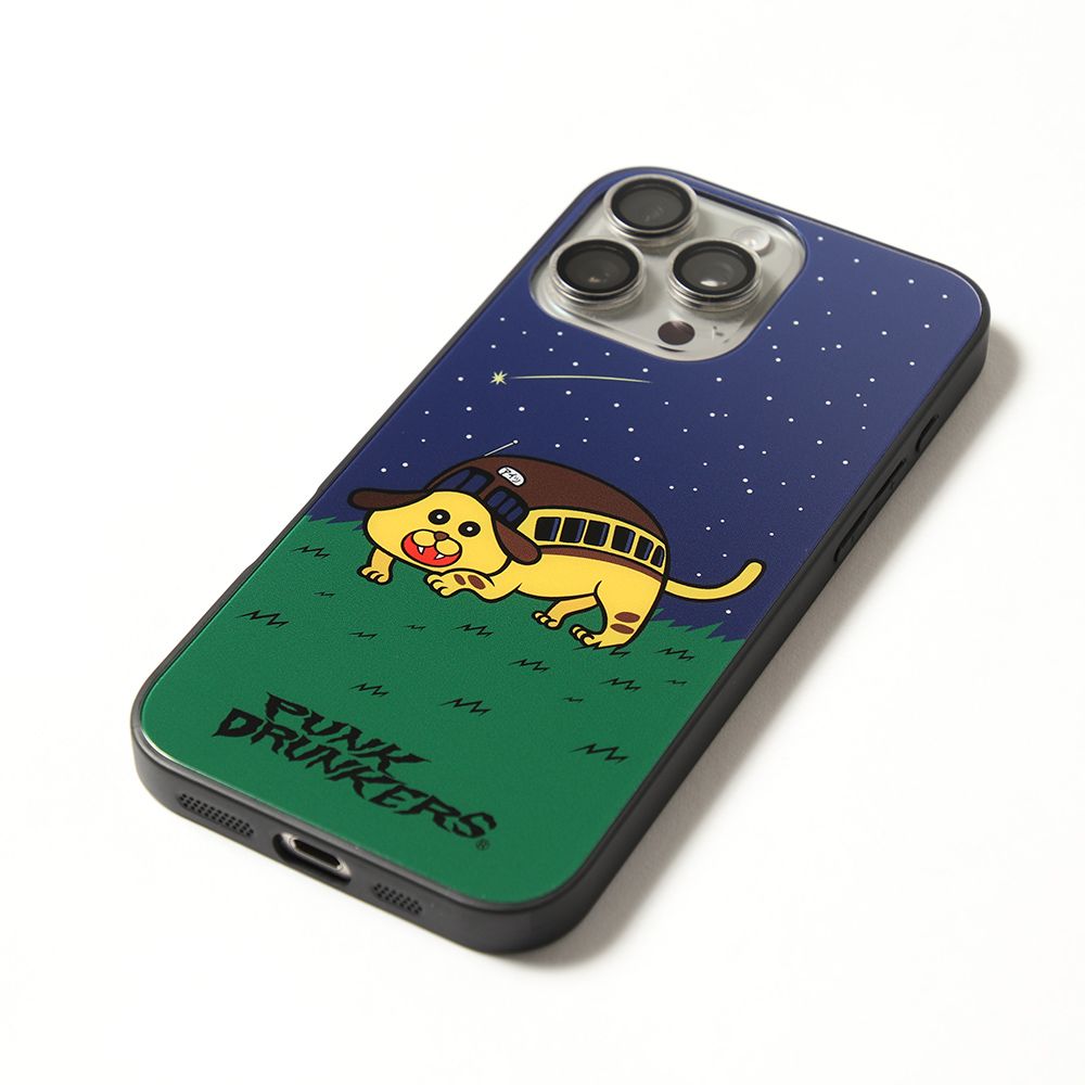 TEMPERED GLASS iPhone CASE / いぬバス
