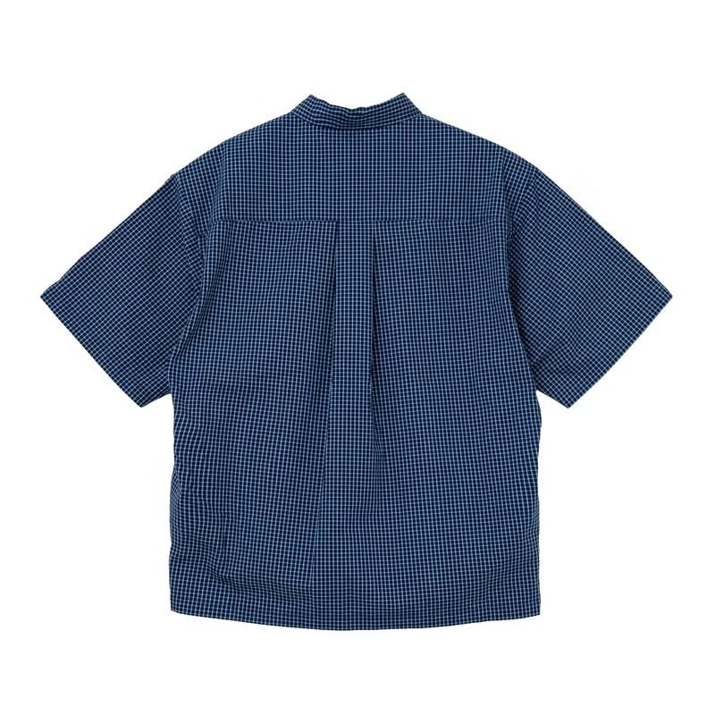 WINGED MONSTER SEERSUCKER CHECK SS-SHIRTS