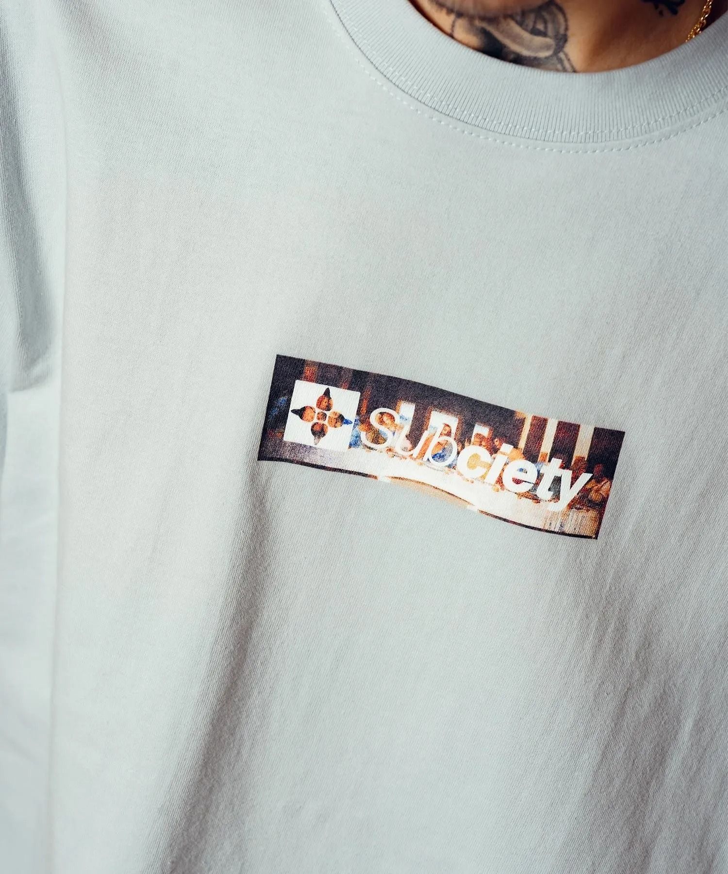 Last supper box tee