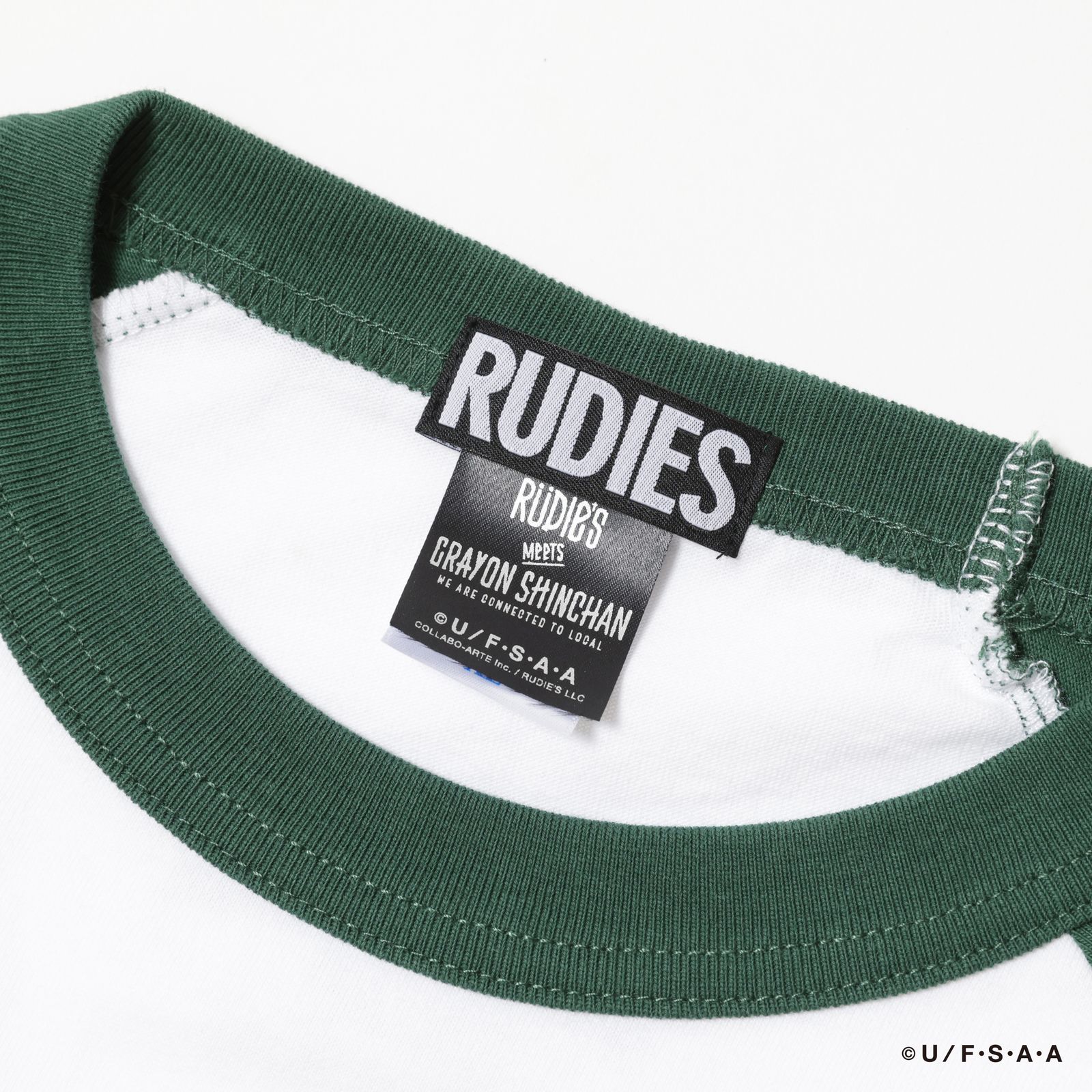 RUDIE'SxCRAYON SHINCHAN AIRPLANE RAGLAN LSTEE