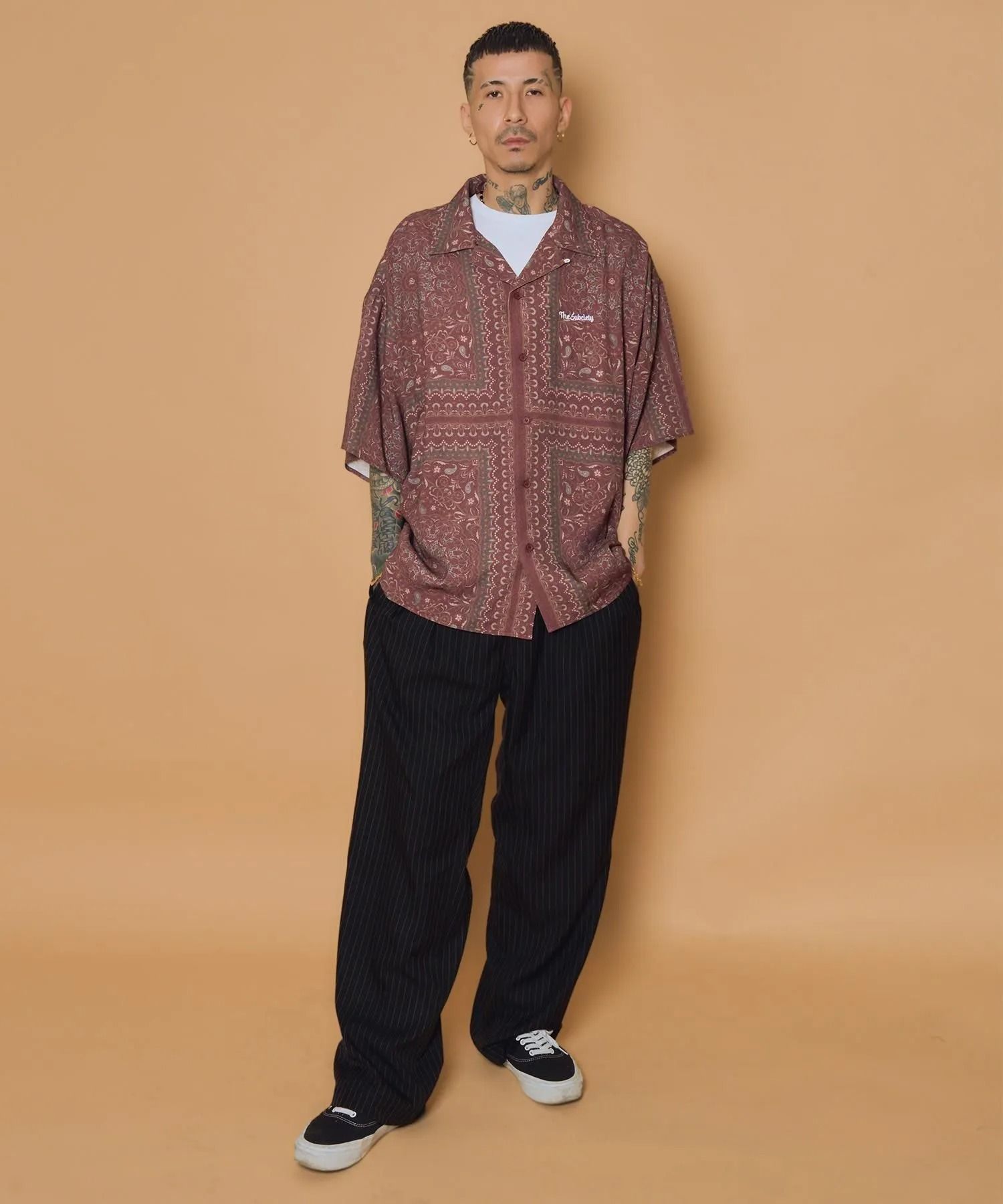Medallion rayon shirt