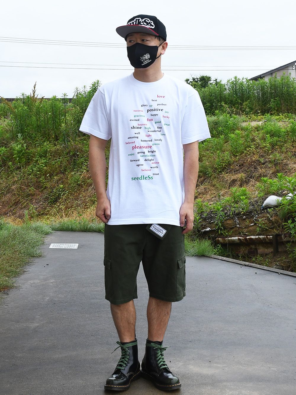 stay positive ss tee