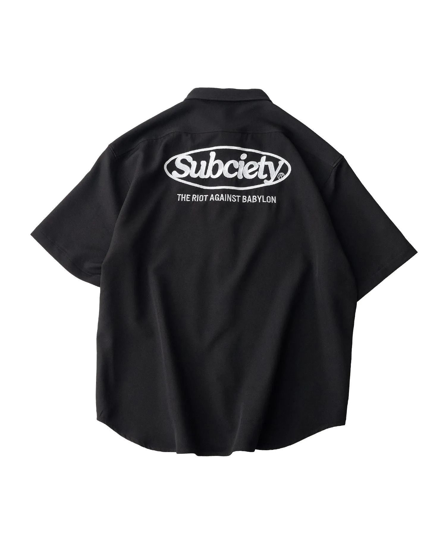 Embroidery oval logo shirt