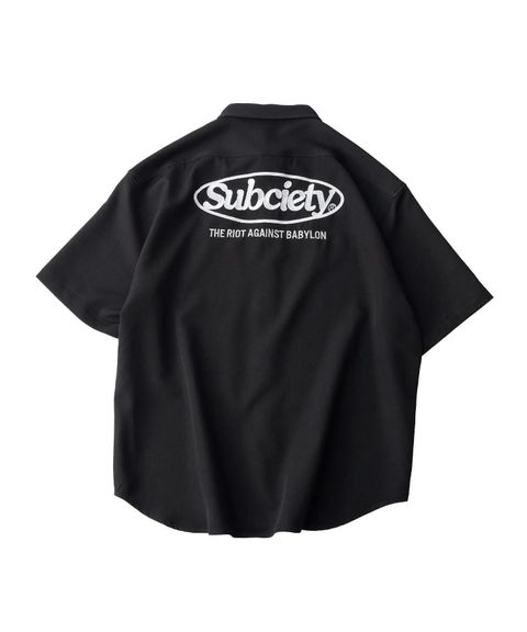 Embroidery oval logo shirt